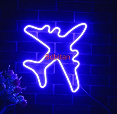 Neon Light Plane By BdBitan_img_0
