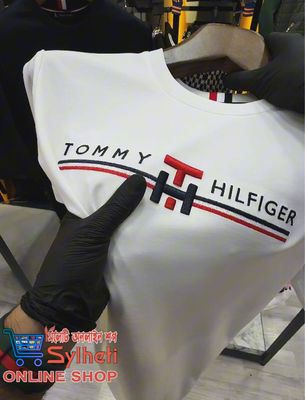 Tommy Premium Drop Shoulder T-Shirt Stylish & Comfortable Fit – Made from Premium Cotton Fabric, Colour White_img_1