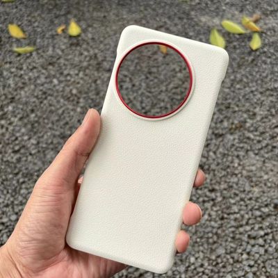 OnePlus 13R/ACE5 Borderless Leather Drop-resistant PC Ultra-thin Hard Case / cover_img_0