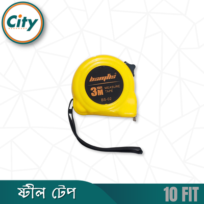 ১ পিস ৩ মিটার (১০ ফুট) স্টিল টেপ পরিমাপের টেপ বিভিন্ন কাজের জন্য পরিমাপক টেপ_img_3