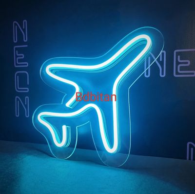 Plane Neon Light By BdBitan_img_0