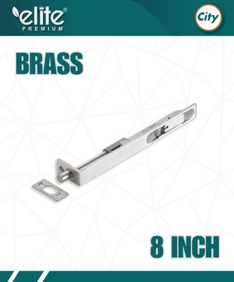 ৮ ইঞ্চি পিতলের ফ্লাশ মাউন্ট টাওয়ার বোল্ট কনসিল ছিটকানি ফোল্ডিং ডোর বোল্ট সিলভার রঙের_img_1