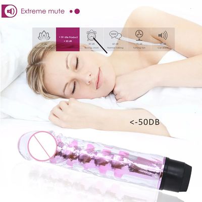Jelly Dildo Vagina Vibrator Powerful G-Spot Anal Vibrating Massager Clitoris Bullet Vibrators For Woman Adult Sex Toys Products_img_1