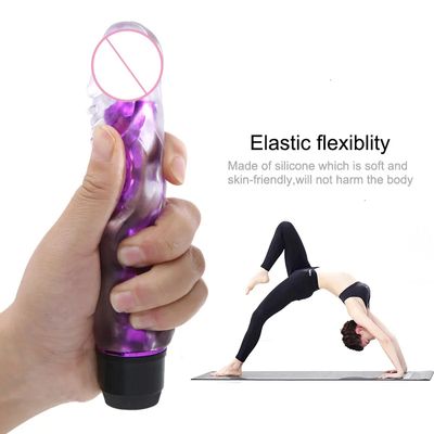 Jelly Dildo Vagina Vibrator Powerful G-Spot Anal Vibrating Massager Clitoris Bullet Vibrators For Woman Adult Sex Toys Products_img_4