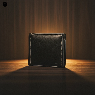 BlackVault Premium Leather Bi-Fold Wallet_img_0