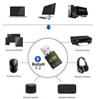 GearUP 600Mbps Dual Band WiFi + Bluetooth Adapter For Windows PC/Laptop- (Driver Free Version, WiFi Hotspot Supported, 2.4GHz + 5GHz)_img_0