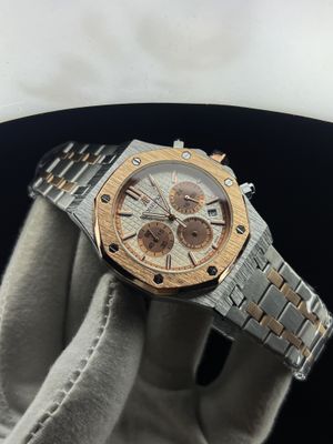 AP Royal Oak Two Tone Rose Gold Panda Dial AA Grade_img_0
