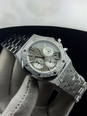 AP Royal Oak Chronograph Gray Dial Chain AA Grade_img_0
