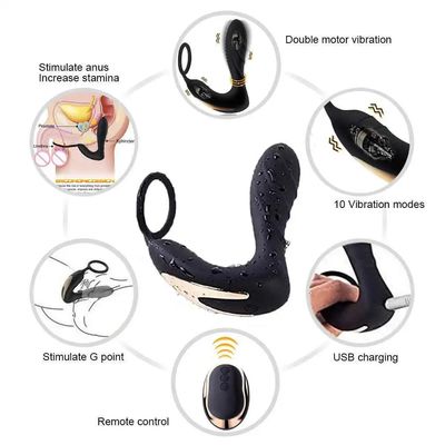 10-Speed Remote Prostate Massager – Wireless Anal Plug for Men, Silicone Butt Stimulator & Adult Toy with Powerful Vibration 18+_img_2