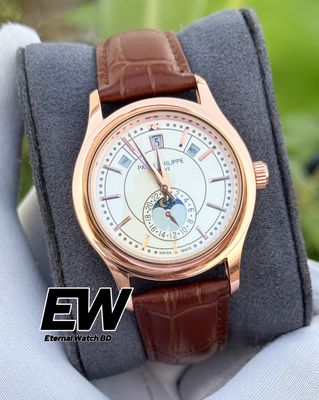 PATEK  PERPETUAL CALENDAR QUARTZ BROWN BELT RG CASE_img_1