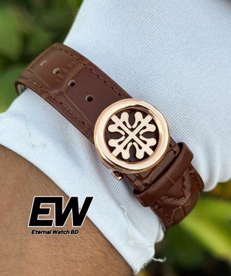 PATEK  PERPETUAL CALENDAR QUARTZ BROWN BELT RG CASE_img_3