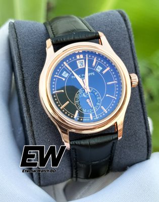 PATEK  PERPETUAL CALENDAR QUARTZ BLACK BELT RG CASE_img_3