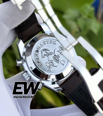 OMEGA 57 SPEED MASTER BROWN BELT BROWN DIAL SILVER CASE_img_1