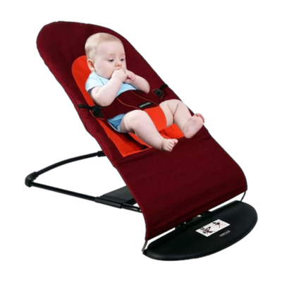 Baby Bouncer Chair Folding Soft Seat Safety Automatic Rocking Feel Merriment and Fun