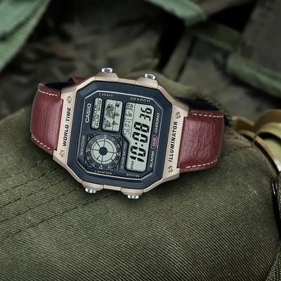 Casio Youth World Timer Digital Men's Watch- AE-1200WHL-5AV_img_2