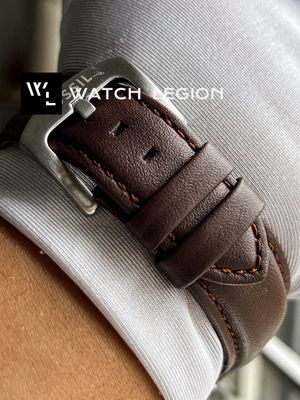 FOSSIL AUTO BROWN BELT WHITE DIAL_img_4
