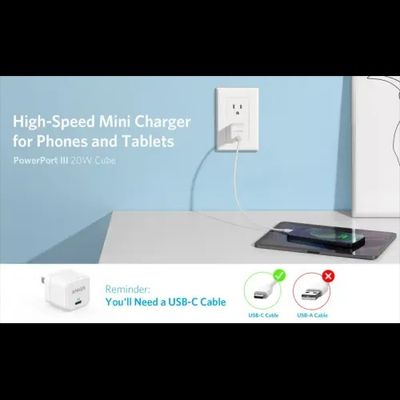 Anker PowerPort III 20W Cube PD Type-C Fast Charger - Price in Bangladesh_img_4