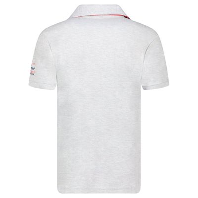 Men's - 100% Cotton Short Sleeve Polo Shirt Light Grey_img_1
