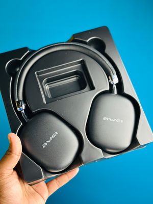 Awei AT7 Bluetooth Wireless Headphone- Black Color_img_4