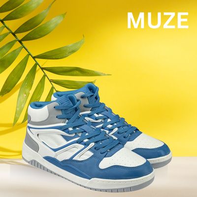 HIGH NEAK SNEAKERS BLUE_img_1