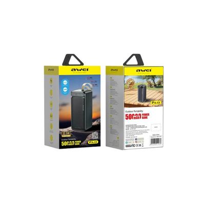 Awei PA-13 50000mAh 22.5W Fast Charging Power Bank with 4 Output Ports & LED Indicator_img_0