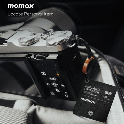 Momax BR8 PinCard Pro Mini Find My Tracker - Black_img_2