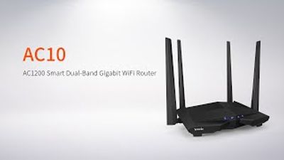 Tenda AC10 AC1200 1200Mbps Dual Band 4 Antenna Gigabit WiFi Router_img_4