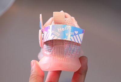 Kids Girls Soft Comfortable Lightweight Kitty Cartoon Mesh Sneakers (1.5 to 5 years)_img_7