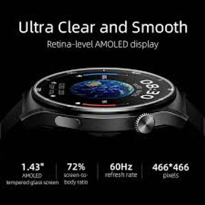 Qcy Watch GT2 Retina Amoled Display Calling Smartwatch – Gray_img_5
