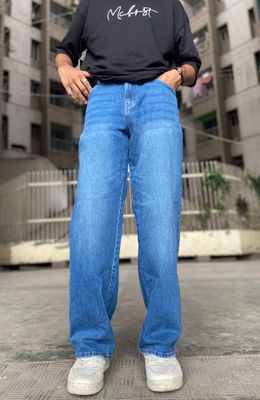 Straight Cut Baggy Denim_img_1