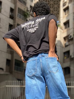 Straight Cut Baggy Denim_img_2
