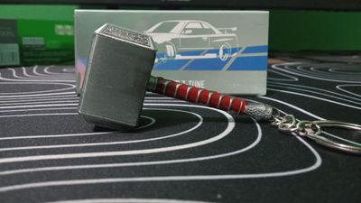 Metal Keychain - Mjolnir Thor's Hammer_img_2