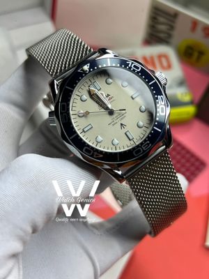 Omega 007 Automatic White Dial Silver Case_img_0