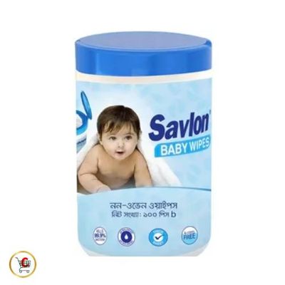 Savlon Baby Wipes Jar 100pcs স্যাভলন বেবি ওয়াইপ জার_img_0