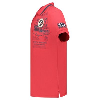Men - Polo Short Sleeve 100% Cotton Red_img_2