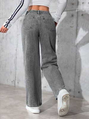 Grey Wash Wide leg Denim_img_2