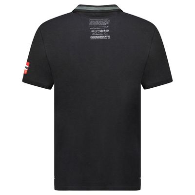 Men - Polo Short Sleeve 100% Cotton Black_img_1