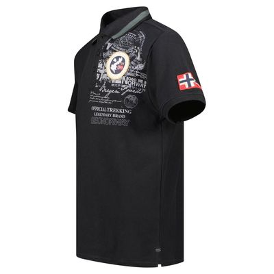 Men - Polo Short Sleeve 100% Cotton Black_img_2