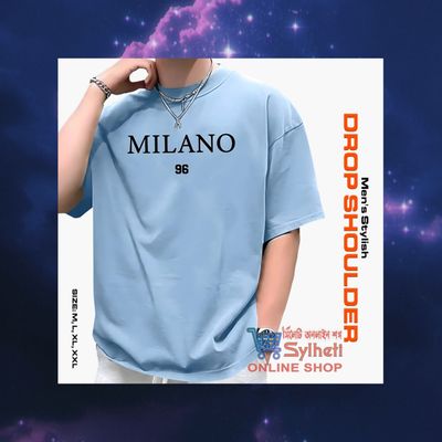 Men's Stylish Drop Shoulder- Milano Sky Blue_img_0