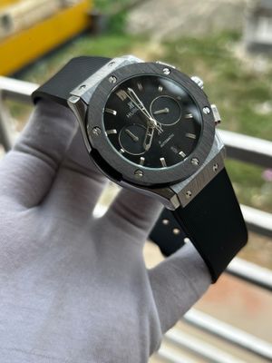 Hublot Classic Fusion Silicone Black Bezel Black Dial Black Belt_img_0