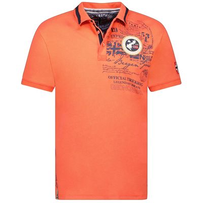 Man - Polo Short Sleeve 100% Cotton Coral_img_0