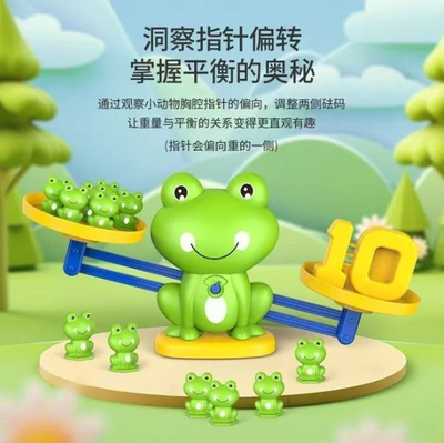 Frog Libra Learning Toys Puzzle Digital Thinking Training Parent-Child Interaction_img_1