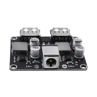 QC3.0 QC2.0 2 USB DC-DC Buck Converter Charging Step-Down Module | Fast Quick Charger Circuit Board_img_1