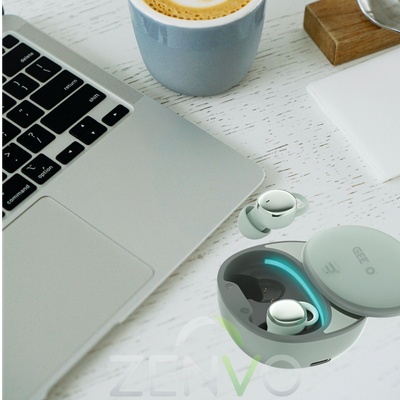 Geeoo T5 TWS Touch Control Mini Earbuds – Green_img_1