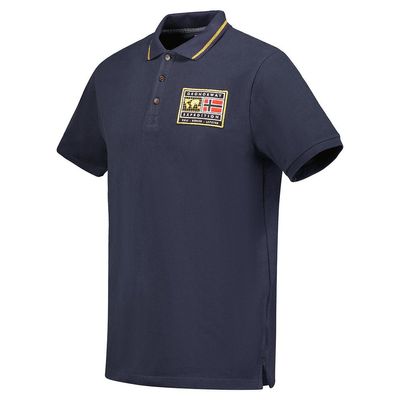 Man - Polo Short Sleeve 100% Cotton Navy_img_2