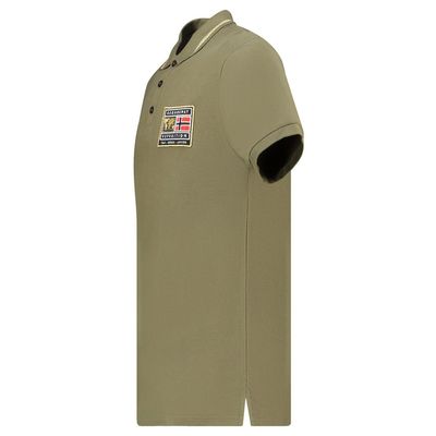Men - Polo Short Sleeve 100% Cotton Khaki_img_2