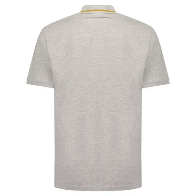 Men - Polo Short Sleeve 100% Cotton Light Grey_img_1