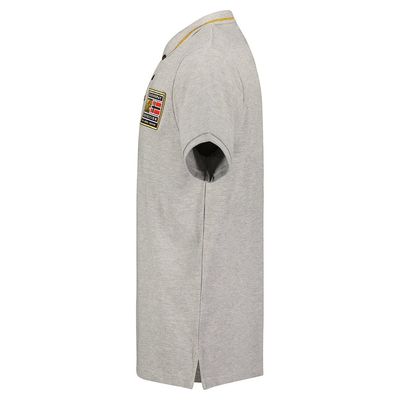 Men - Polo Short Sleeve 100% Cotton Light Grey_img_3