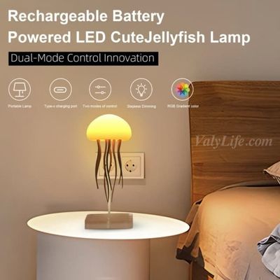 Aesthetic Octopus/Jellyfish Lamp Light_img_0