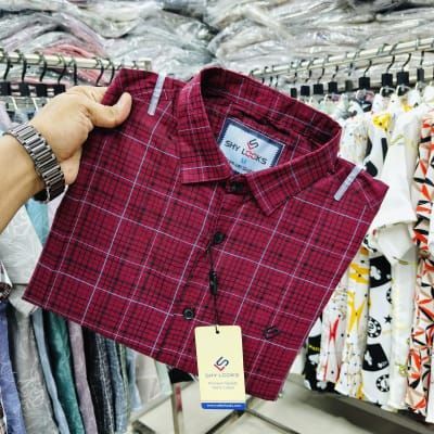 Shy-Looks Cotton Check Shirt_img_1
